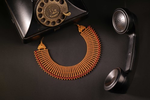 Apollo Gold — 22kt gold bridal necklace